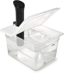 Sous Vide Container 12 Quart EVC-12 with Collapsible Hinged Lid Compatible with Anova Nano or AN500-US00 or Anova Pro 3.0 or Anova Mini