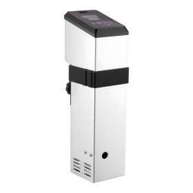 Sous Vide Precision Cooker, 1500W Sous-Vide Cooking Machine, Immersion Circulator with LED Digital Display, Adjustable Screw Clamp, Fast-Heating