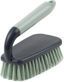 Scrub Brush | Shower Cleaning Brush | Comfort Grip & Stiff Flexible Bristles | Ideal for Cleaning Bathroom, Shower, Kitchen