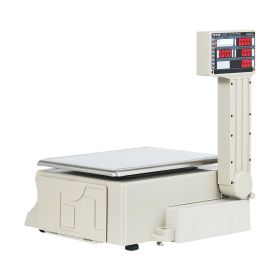 Electronic Price Computing Scale, 66 LB Digital Deli Weight Scales, LCD & LED Digital Commercial Food Fruit Meat Produce Counting Weight