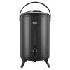 Insulated Beverage Dispenser, 3.2 Gal/12L Stainless Steel Thermal Drink Server with Spigot & Temp Display, Suitable for Hot and Cold Drinks