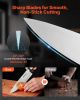 Kitchen Knife Set with Block and Sharpener, 15 Piece High Carbon Stainless Steel Sharp Knife Set, Kitchen Cutlery with Crack-Resistant Handle