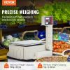 Electronic Price Computing Scale, 66 LB Digital Deli Weight Scales, LCD & LED Digital Commercial Food Fruit Meat Produce Counting Weight