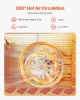 Food Dehydrator Machine, 6 Stainless Steel Trays, 400W Electric Food Dryer with Adjustable Temperature & 24-Hour Timer, Freeze Dryer for Jerky, Meat