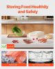 Vacuum Sealer Bags, 200 PCS 8 x 12 Inch Durable Seal Bags, Non-BPA Food Grade Seal A Meal Freezer Bags, Vac Sealing Bag for Food Saver