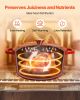 Enameled Cast Iron Dutch Oven, 6 Quart Pot with Lid and Dual Handles, Heavy-Duty Durable Cookware Pan, Oven Induction Compatible up to 500Fahrenheit