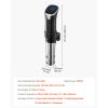 Sous Vide Precision Cooker, 1100W Sous-Vide Cooking Machine, WIFI Immersion Circulator with LED Digital Display, Fast-Heating
