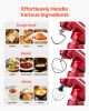 Stand Mixer, 4.4 QT+6 QT Electric Kitchen Mixer, 300W Dough-Mixer, 10 Speeds Tilt-head Food-Mixer with Stainless Steel Bowls, Dough Hook, Whisk