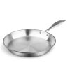 SOGA 26cm Stainless Steel Fry Pan ‚Äì Top Grade, Induction Compatible Frying Pan Skillet