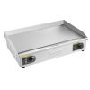 Commercial Electric Griddle, 28.54 x 15.75 in, 2800W, 122-570¬∞F Adjustable Temp Control, Stainless Steel Countertop Flat Top Grill with 2 Spatulas
