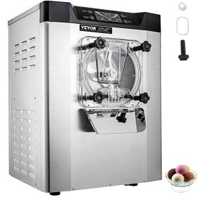 Commercial Ice Cream Machine 1400W 20/5.3 Gph Hard Serve Ice Cream Maker with LED Display Screen Auto Shut-Off Timer One Flavors Perfect for Restauran