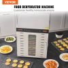 Food Dehydrator Machine, 10 Stainless Steel Trays, 1000W Electric Food Dryer with Digital Adjustable Timer & Temperature for Jerky, Herb, Meat, Beef