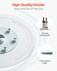 30 in Glass Lazy Susan Turntable, Tempered Glass Dining Table Centerpiece with 6 Rotating Wheels, 360¬∞ Smooth and Silent Spin Tabletop Rotating Tray