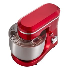 Stand Mixer, 4.4 QT+6 QT Electric Kitchen Mixer, 300W Dough-Mixer, 10 Speeds Tilt-head Food-Mixer with Stainless Steel Bowls, Dough Hook, Whisk