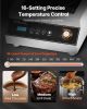 Portable Induction Cooktop, 5000W Commercial Induction Burner with 16 Temperature Settings