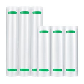 Vacuum Sealer Bags, 3 Rolls 11 In x 20 Ft & 3 Rolls 8 In x 20 Ft, Non-BPA Food Grade Seal A Meal Freezer Bag, Customizable Vac Sealing Food Saver Bags