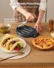 Tortilla Press, 8 Inch Cast Iron Tortilla and Roti Maker, Heavy Duty Tortilladora Press, Pataconera Makers with Handle and 100 Pcs Parchment Paper