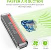 KOIOS Vacuum Sealer Machine, 85Kpa Automatic Food Sealer for Food Savers with Cutter, Pulse Function, Dry & Moist Modes, Compact Design