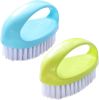 2 Pack Scrubbing Brushes for Cleaning, Heavy Duty Scrub Brush Nylon Stiff Bristles, Scrubber Cleaner Brush for Bathroom, Shower, Sink, Kitchen