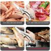 "Heavy-Duty Detachable Kitchen Shears - German Stainless Steel Multi-Purpose Scissors for Meat/Fish/Fruits"